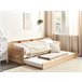 Beliani Cama com estrado Pinho EDERN 105x204 Castanho
