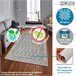 80 x 150 cm de tapete 150x80 Creme