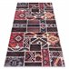 ANDRE 2305 Tapete oriental patchwork antiderrapante bordô 120x170 Multicor