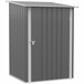 Abrigo de Armazenamento Aço Galvanizado Outsunny Cinza