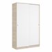 Armário 2 portas com efeito madeira 120 Branco