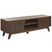 Beliani Mesa de TV PRESCOT 140 Castanho