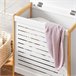 Cesto de roupa suja FSS66-WN SoBuy Branco