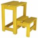 Banco em escada Amarelo
