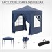 Pérgola de Jardim Aço e Tecido de Oxford Outsunny 200x200 Azul