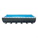 Piscina desmontável Intex 732x366x132 cm deluxe pack + filtro e clorador Cinza