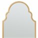 [en.casa] Espelho de parede Hämeenkyrö design atrativo MDF 60x2 Dourado