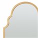 [en.casa] Espelho de parede Hämeenkyrö design atrativo MDF 60x2 Dourado