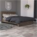 Base de cama completa Galanto, com moldura Castanho