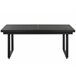 Beliani Mesa extensível VALCANETTO Preto