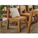 Beliani Conjunto de comedor LIVORNO Castanho
