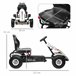 Kart a Pedais PP e Metal HOMCOM Branco