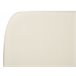 Beliani Cama de água Bouclé ROISEL 181x226 Creme