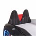 Cama carro POLICE 90x190 cm com comando incluído  Branco/ Preto