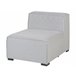 Beliani Conjunto lounge AREZZO Cinza Claro