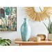 Beliani Jarro decorativo DIKAJA Turquesa