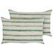 Beliani Almofada decorativa KAFRA 50x30 Verde
