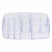 Espelho de maquiagem Well Home com LED Transparente