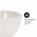 Conjunto de 6 porcelanas redondas multiusos coleção VESSIA Branco