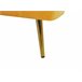 Beliani Sofá-cama Veludo VETTRE Amarelo