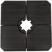 Base Chapéu de Sol HDPE Outsunny 100x100 Preto