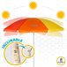 Guarda-sol com proteção UV50 Aktive Beach Multicor