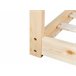 Beliani Cama com estrado Pinho TOSSE 98x200 Branco