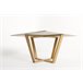 Mesa de centro com efeito mármore EXCALIBUR Branco