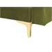 Beliani Sofá-cama Veludo ABERDEEN Verde