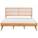 Beliani Cama com estrado MDF POISSY 187x202 Castanho Claro