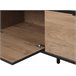 Beliani Mesa de TV HALSTON 120 Castanho