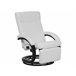 Beliani Sillón reclinable MIGHT Branco