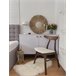 Beliani Candeeiro de mesa SENETTE Branco