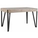Beliani Mesa de jantar CAMBELL 80x130 Castanho