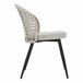 Cadeira revestida em tecido cinza SUKI Cadeira revestida em tecido cinza SUKI Cinza
