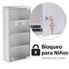 Armário para Remedios Aço 430 inox, porta em vidro temperado Cinza