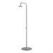 Sined SIMIUS Chuveiro de água fria apenas em aço inoxidável H 230 cm, aço inoxidável acetinado Cinza
