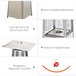 Aquecedor a Gás para Exterior Aço Inoxidável Outsunny Aquecedor a Gás para Exterior Aço Inoxidável Outsunny Prata