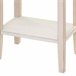 Mesa de cabeceira estilo artesanal Branco