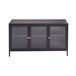 Beliani Vitrina NEWPORT 115 Preto