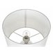Beliani Candeeiro de mesa ANSEBA Branco