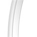 Starmatrix RIOXXL Chuveiro de polietileno curvo aquecido a energia solar Altura 226 cm, Branco Branco