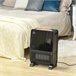 Aquecedor Elétrico HOMCOM 820-280V90 Preto
