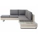 Beliani Conjunto lounge LANCIANO Cinza