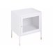 Beliani Mesinha de cabeceira OSSETT 45 Branco