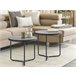 Beliani Mesa de apoio MELODY 50x50 Cinza