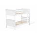 Beliani Beliche Pinho ALBON 104x206 Branco