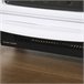 Lareira Elétrica ABS, Vidro Temperado HOMCOM Branco