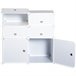 Armário Modular PP HOMCOM, casa - móveis de armazenamento 75 Branco