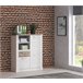 Aparador com 2 portas e 1 gaveta VERONA Branco/ Madeira